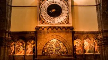 clock inside building