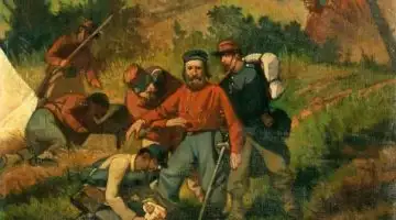 “Garibaldi foi ferido, foi ferido na perna…”