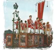 O Carroccio de Florença e a Martinella de Por Santa Maria